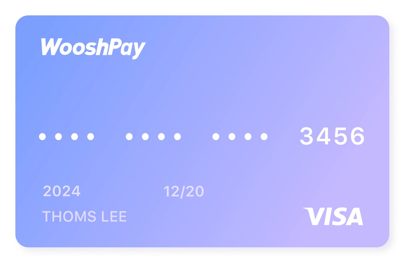 WooshPay 法人 Visa カード