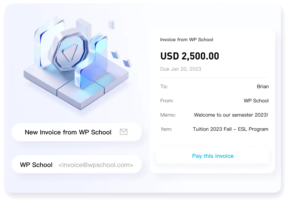 WooshPay 教育发票