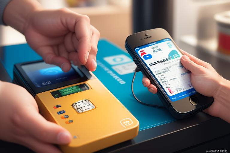 Image showing widespread use of Apple Pay for contactless payments.