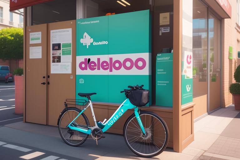 An illustrative graphic detailing Deliveroo