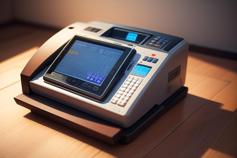 Cash register with hourly total
