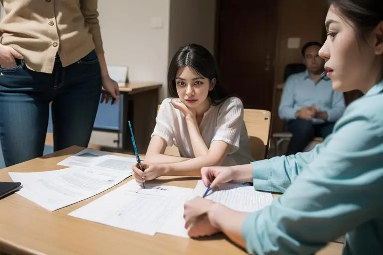 Image of a brainstorming session focusing on the concept of financial risk