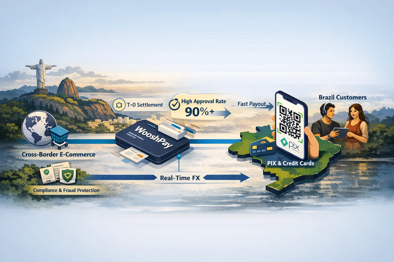The Impact of Brazil Payment Solutions on Digital Entertainment Platforms: Boosting Revenue with WooshPay
